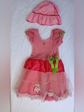 Strawberry Shortcake Dress Kawaii Cottagecore Dollette Whimsical Cosplay Small